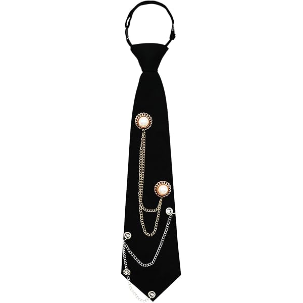 【 KISHIDAMIKI 】 chain tie - black chain tie - black | KISHIDAMIKI